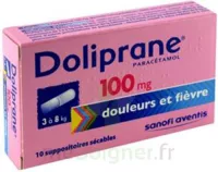 Doliprane 100 Mg Suppositoires Sécables 2plq/5 (10) à Paris